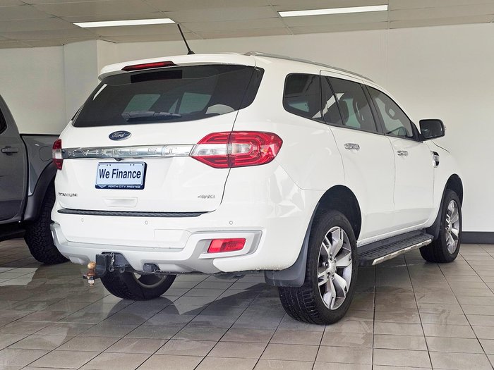 2017 Ford Everest Titanium UA 4X4 Dual Range Arctic White