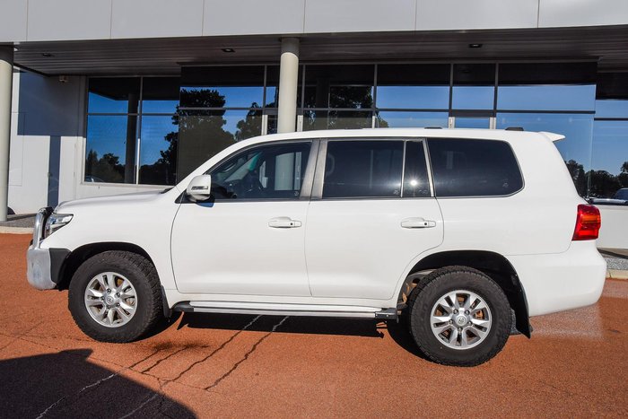2013 Toyota Landcruiser GXL VDJ200R MY12 4X4 Constant Glacier White