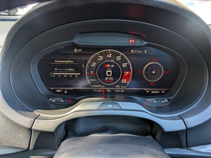 2019 Audi S3 8V MY20 Four Wheel Drive Ara Blue