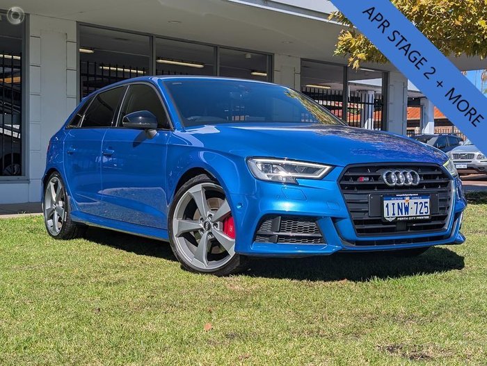 2019 Audi S3 8V MY20 Four Wheel Drive Ara Blue