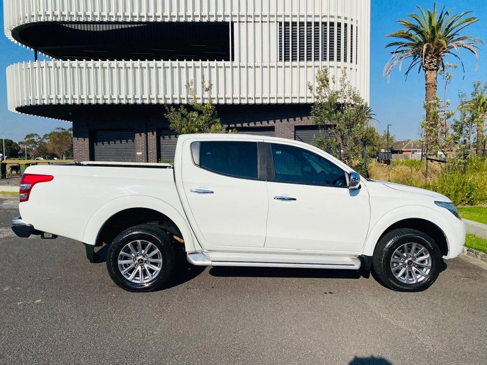 2017 Mitsubishi Triton GLS MQ MY17 4X4 Dual Range White