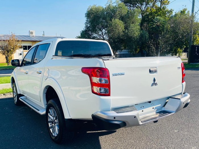 2017 Mitsubishi Triton GLS MQ MY17 4X4 Dual Range White