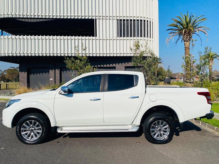 2017 Mitsubishi Triton GLS MQ MY17 4X4 Dual Range White