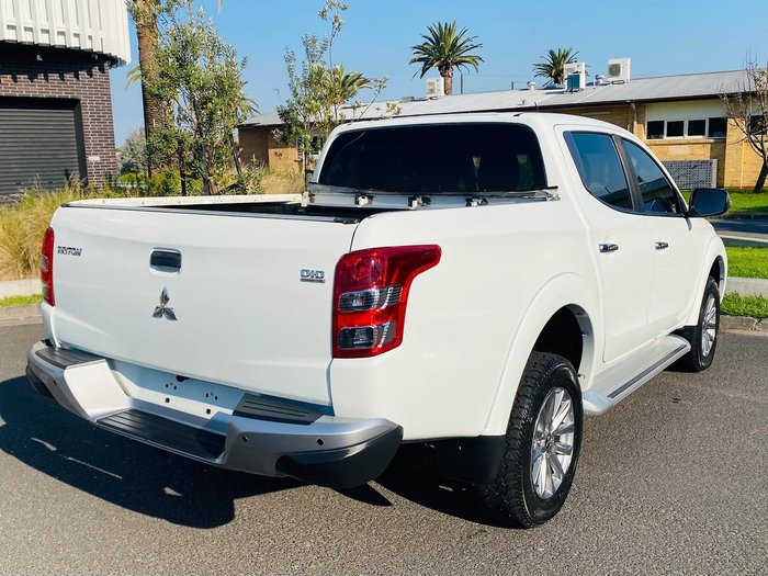 2017 Mitsubishi Triton GLS MQ MY17 4X4 Dual Range White