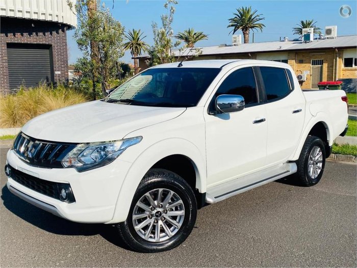 2017 Mitsubishi Triton GLS MQ MY17 4X4 Dual Range White