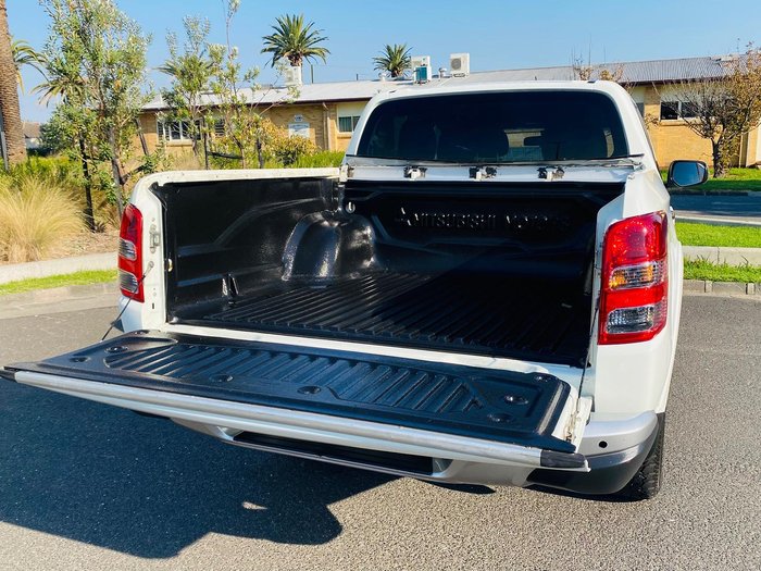 2017 Mitsubishi Triton GLS MQ MY17 4X4 Dual Range White