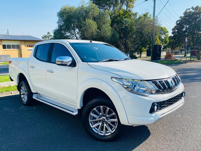 2017 Mitsubishi Triton GLS MQ MY17 4X4 Dual Range White