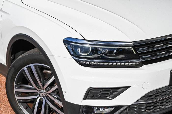 2019 Volkswagen Tiguan 162TSI Highline 5N MY19.5 Four Wheel Drive Pure White
