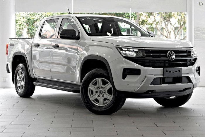 2024 Volkswagen Amarok TDI405 Core NF MY24 4X4 Dual Range Clear White