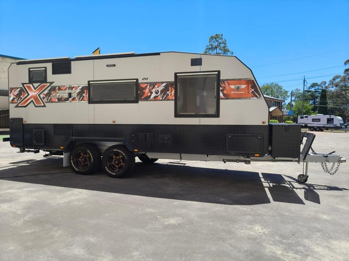 2023 JB Caravans Dirt Road Xtreme 20' Front Door