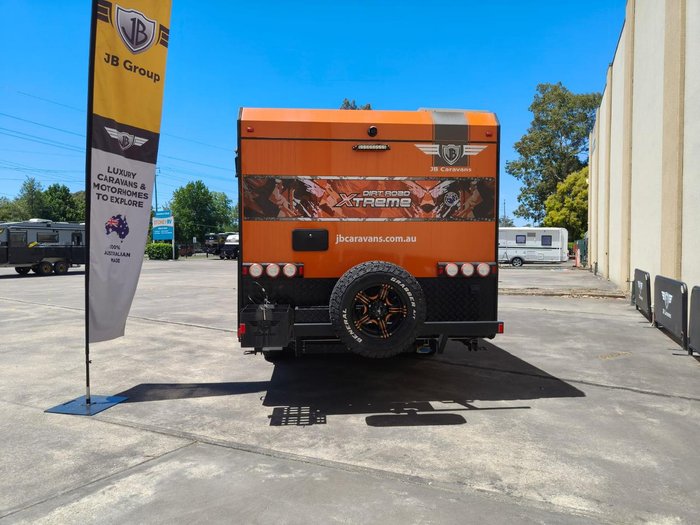 2023 JB Caravans Dirt Road Xtreme 20' Front Door