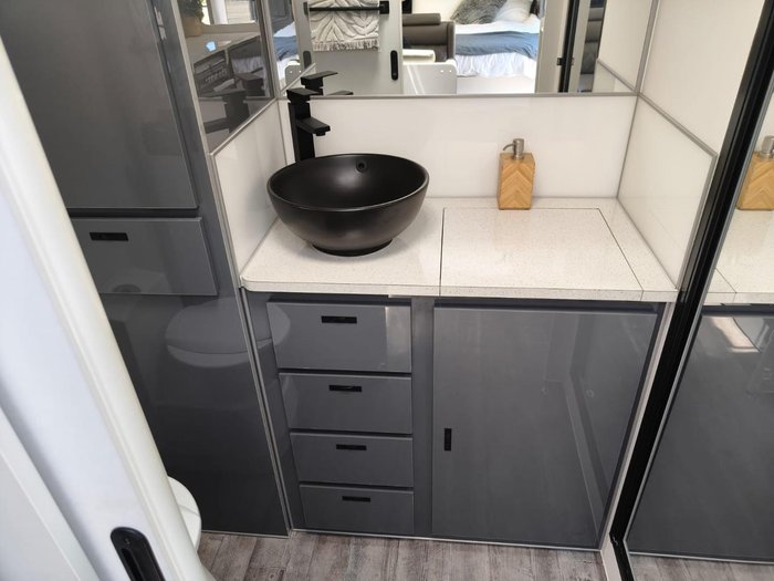 2023 JB Caravans Dirt Road Xtreme 20' Front Door