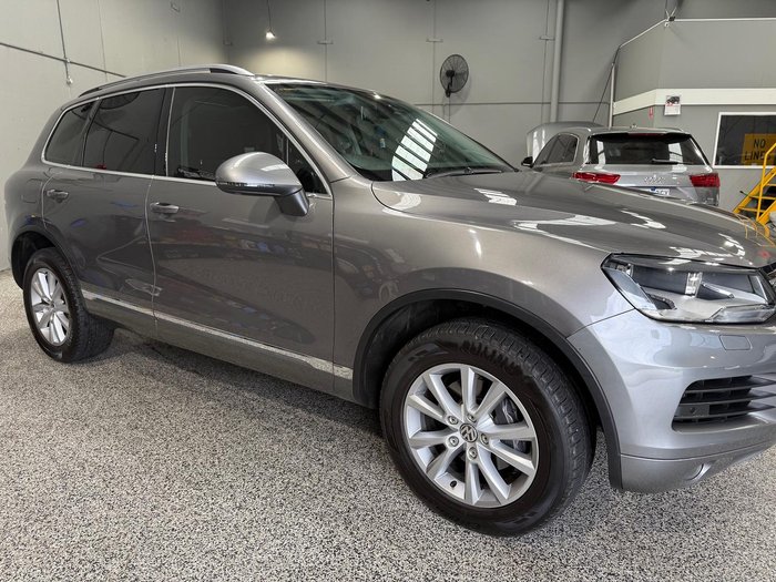 2012 Volkswagen Touareg V6 TDI 7P MY12.5 Four Wheel Drive Canyon Grey