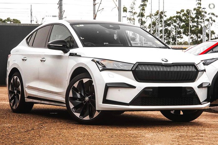 2025 SKODA Enyaq Sportline NY MY25 Moon White