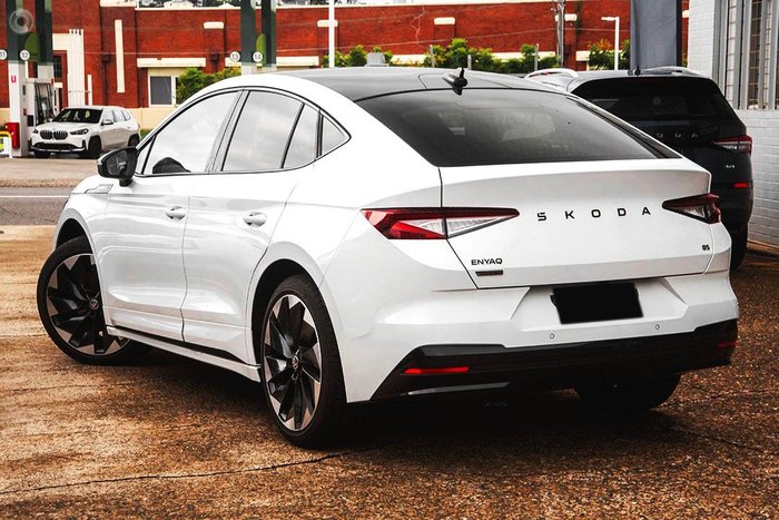 2025 SKODA Enyaq Sportline NY MY25 Moon White