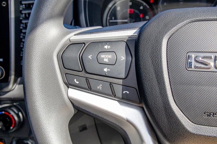 2025 Isuzu D-MAX SX MY24 4X4 Dual Range Mercury Silver