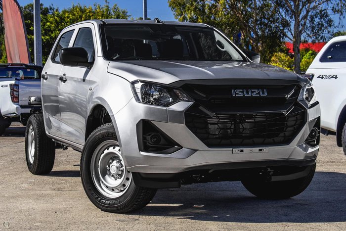 2025 Isuzu D-MAX SX MY24 4X4 Dual Range Mercury Silver
