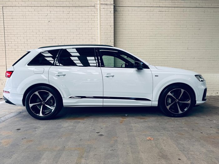 2021 Audi Q7 50 TDI S line 4M MY22 Four Wheel Drive Glacier White