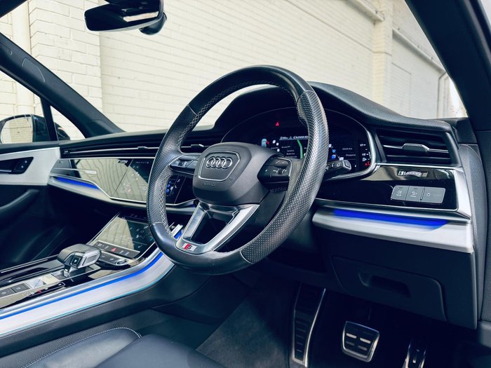 2021 Audi Q7 50 TDI S line 4M MY22 Four Wheel Drive Glacier White