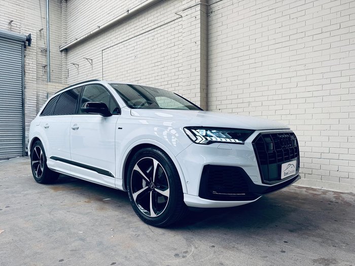 2021 Audi Q7 50 TDI S line 4M MY22 Four Wheel Drive Glacier White