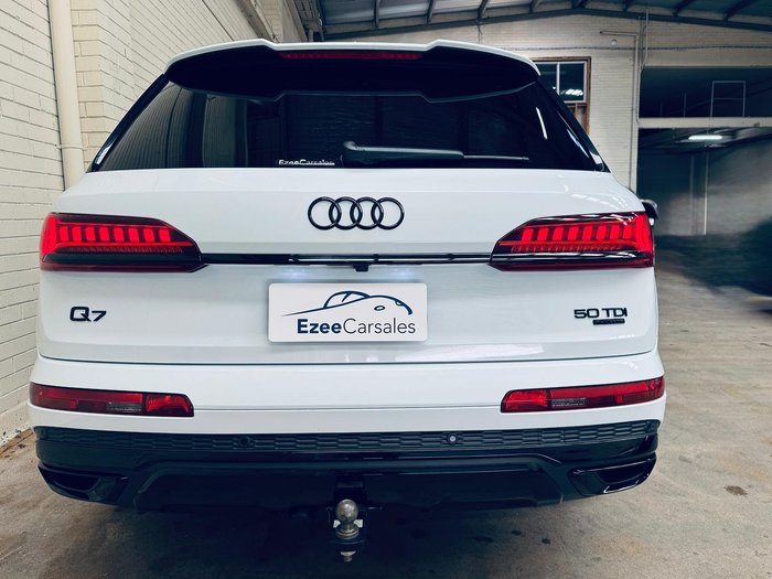 2021 Audi Q7 50 TDI S line 4M MY22 Four Wheel Drive Glacier White