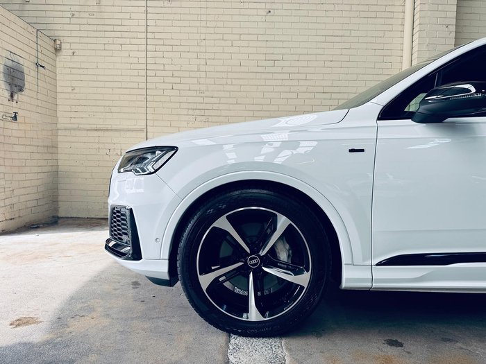 2021 Audi Q7 50 TDI S line 4M MY22 Four Wheel Drive Glacier White