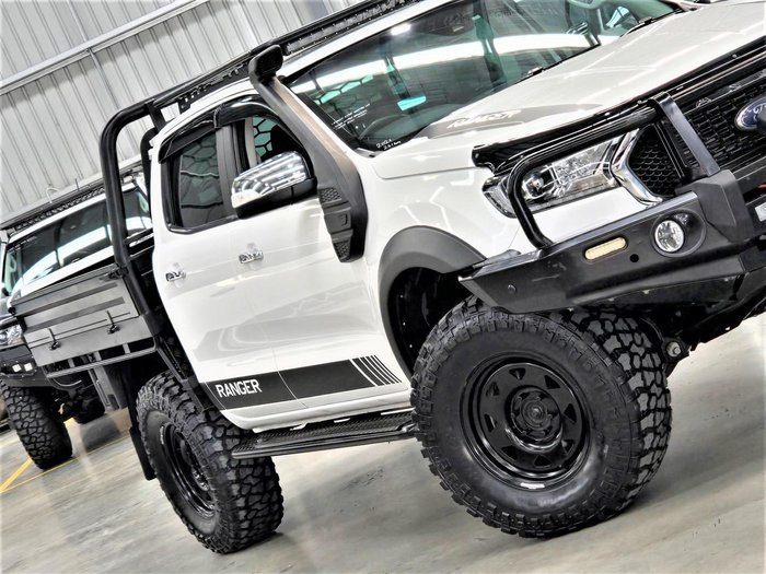 2021 Ford Ranger XLT PX MkIII MY21.25 4X4 Dual Range Arctic White