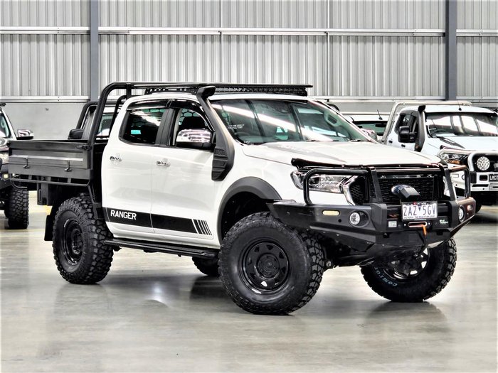 2021 Ford Ranger XLT PX MkIII MY21.25 4X4 Dual Range Arctic White