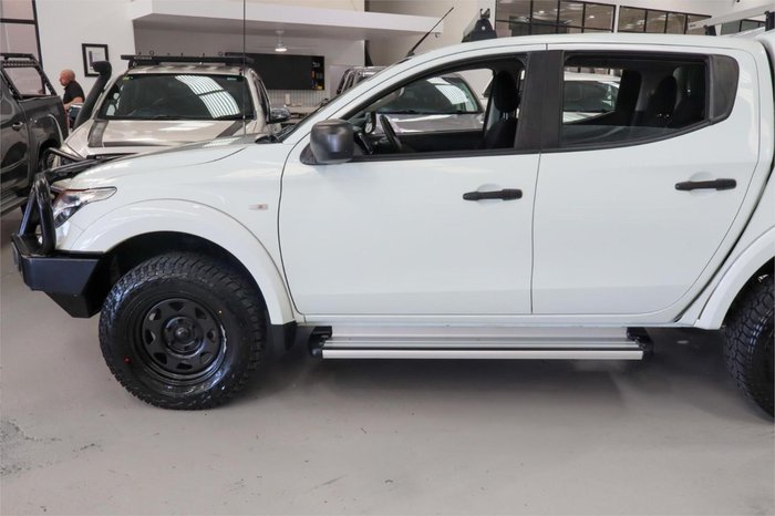 2018 Mitsubishi Triton GLX+ MQ MY18 4X4 Dual Range White