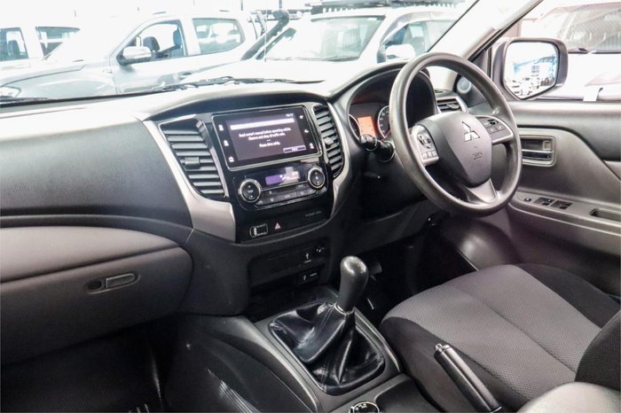 2018 Mitsubishi Triton GLX+ MQ MY18 4X4 Dual Range White