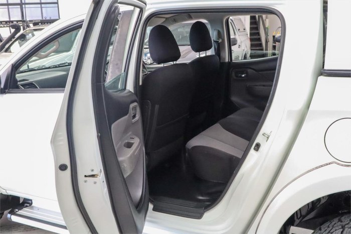 2018 Mitsubishi Triton GLX+ MQ MY18 4X4 Dual Range White
