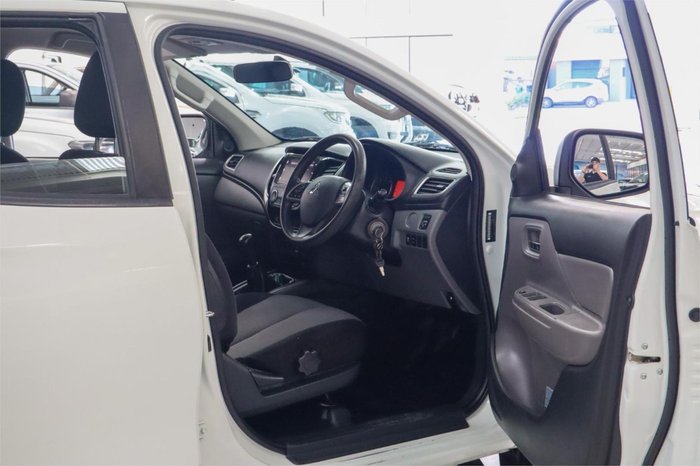 2018 Mitsubishi Triton GLX+ MQ MY18 4X4 Dual Range White