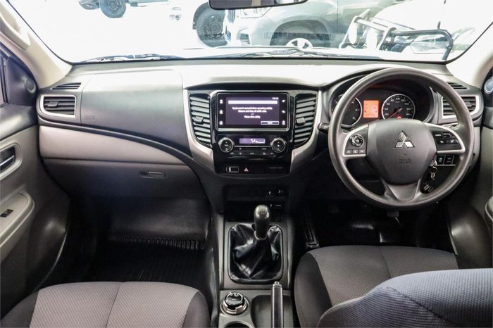 2018 Mitsubishi Triton GLX+ MQ MY18 4X4 Dual Range White
