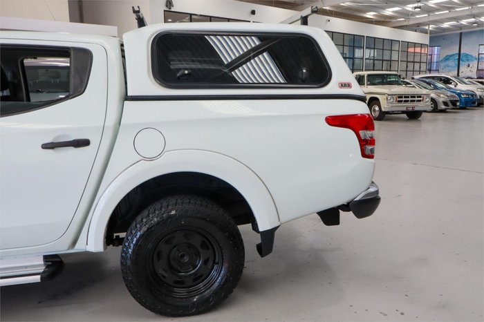 2018 Mitsubishi Triton GLX+ MQ MY18 4X4 Dual Range White