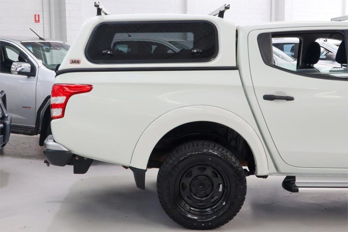2018 Mitsubishi Triton GLX+ MQ MY18 4X4 Dual Range White