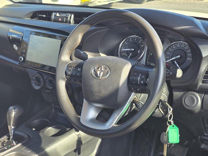2021 Toyota Hilux Workmate TGN121R 4x2 Glacier White