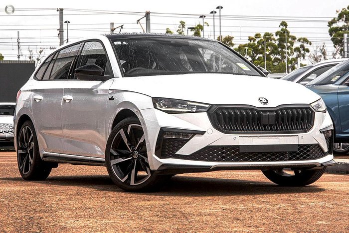 2025 SKODA Scala 110TSI Monte Carlo NW MY25 Moon White