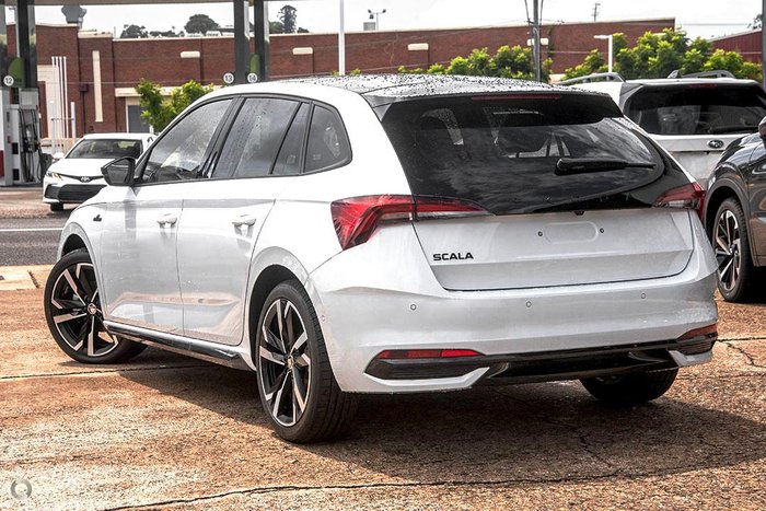 2025 SKODA Scala 110TSI Monte Carlo NW MY25 Moon White