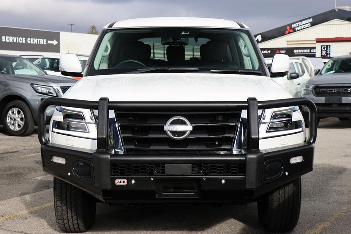 2024 Nissan Patrol Ti Y62 MY24 4X4 Dual Range Moonstone White