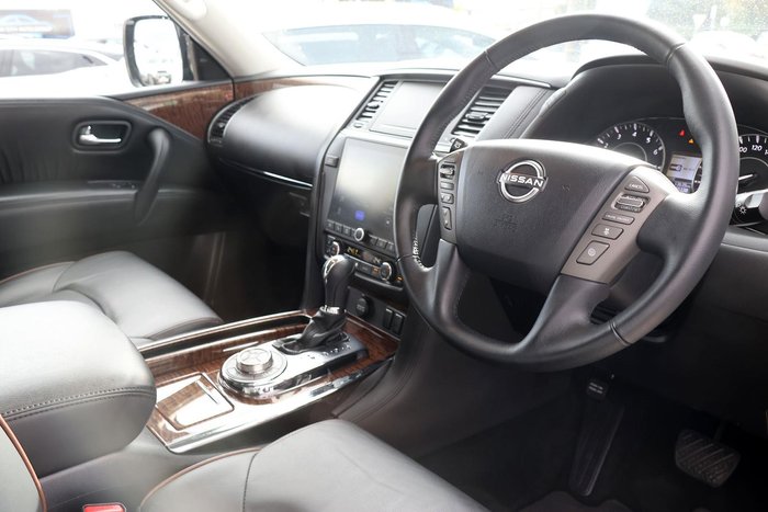 2024 Nissan Patrol Ti Y62 MY24 4X4 Dual Range Moonstone White