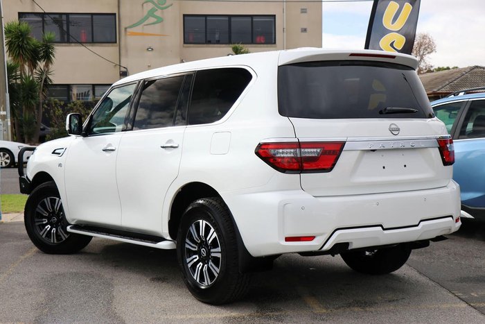 2024 Nissan Patrol Ti Y62 MY24 4X4 Dual Range Moonstone White