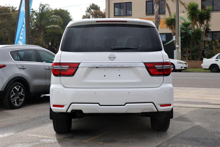 2024 Nissan Patrol Ti Y62 MY24 4X4 Dual Range Moonstone White