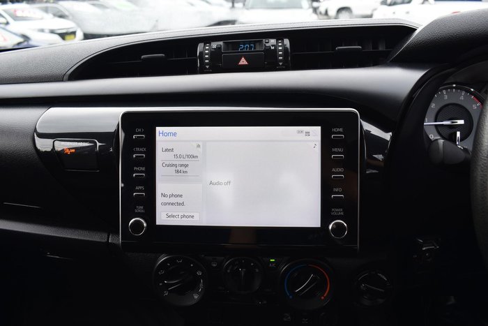 2022 Toyota Hilux SR GUN126R 4X4 Dual Range Glacier White