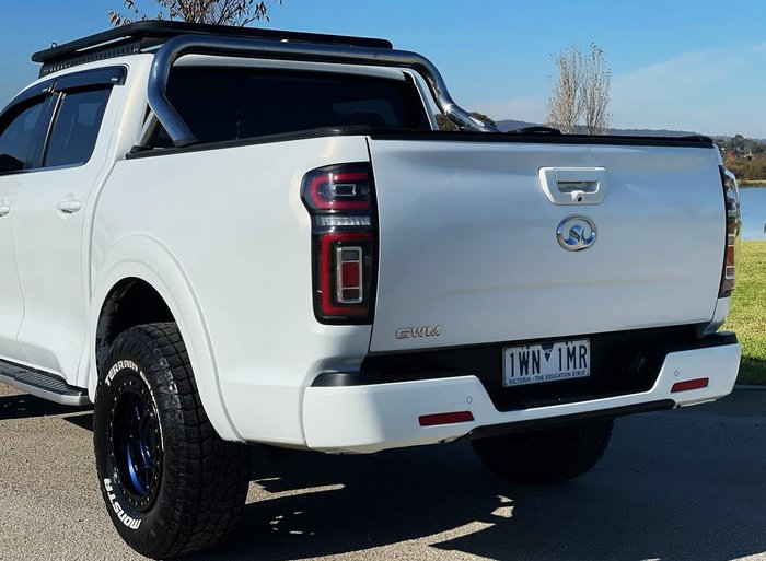 2022 GWM Ute Cannon NPW 4X4 Pearl White