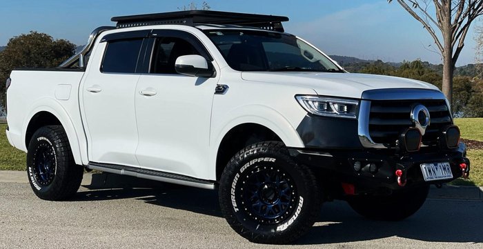 2022 GWM Ute Cannon NPW 4X4 Pearl White