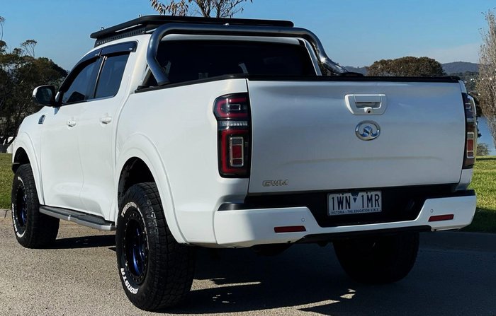 2022 GWM Ute Cannon NPW 4X4 Pearl White
