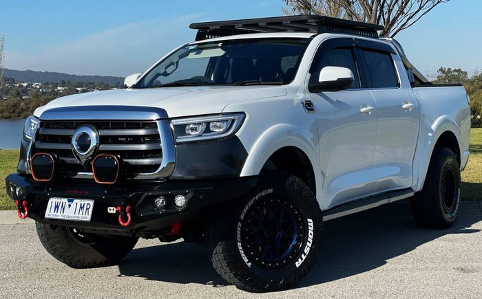 2022 GWM Ute Cannon NPW 4X4 Pearl White