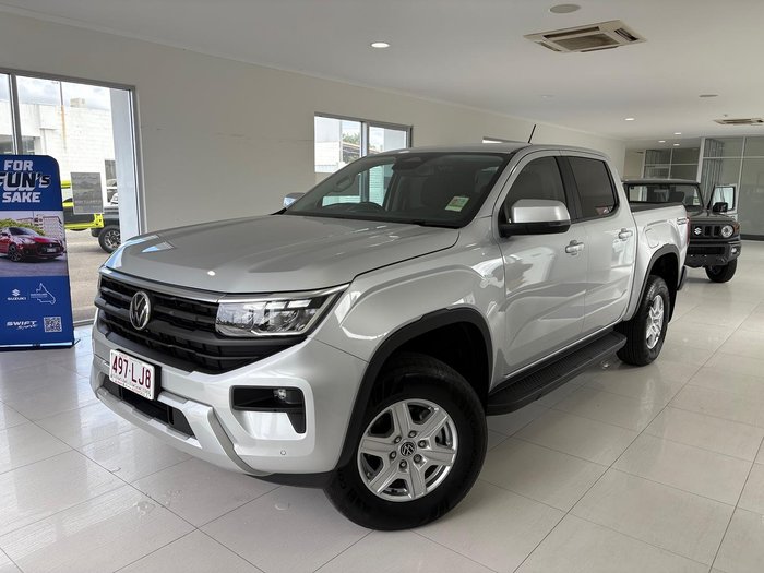 2023 Volkswagen Amarok TDI500 Life NF MY23 4X4 Dual Range Light Grey