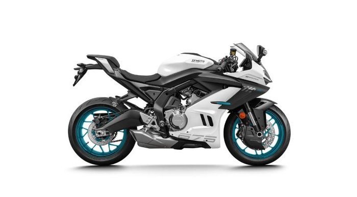 2025 CFMOTO 675SR R NEBULA WHITE