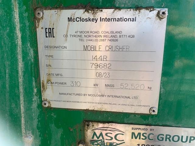 2023 McCloskey I44R Mobile Impact Crusher